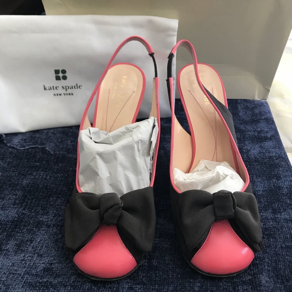Kate Spade “Gift” Shoes Chocolate/Grosgrain